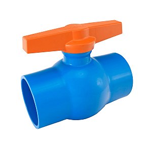 Registro Esfera Soldável- Irrigação- Azul- Dn20mm- 5pçs