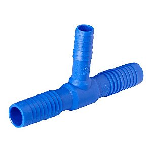 TÊ TRIPLO DE REDUÇÃO 3/4" p/ 1/2"- Azul