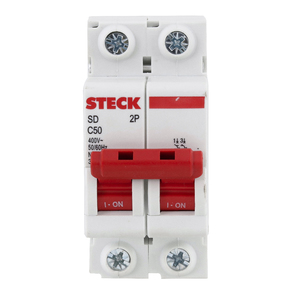 DISJUNTOR DIN BIPOLAR 50A-C
