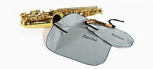 KIT LIMPEZA PARA SAX ALTO/CLARONE BAMBÚ