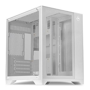 GABINETE GAMER MANCER CV100 BRANCO MID TOWER