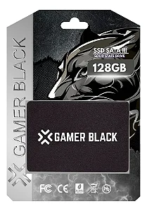 SSD SATA GAMER BLACK 128GB