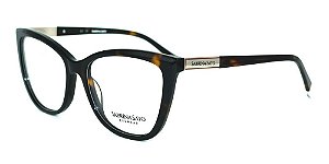 Óculos de Grau Sabrina Sato mod SS141 cor Marrom C2