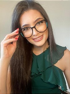 Óculos de Grau Sabrina Sato mod SS150 Marrom Tartaruga C4