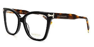 Óculos de Grau Sabrina Sato mod SS670 Preto/Marrom C1