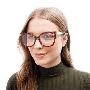 Óculos de Grau Sabrina Sato mod SS654 Marrom Tartaruga C2
