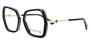 Óculos de Grau Sabrina Sato mod SS8002 Preto/Dourado C1