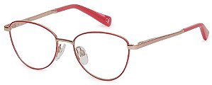 Óculos de Grau Infantil Benetton 4001 - Vermelho