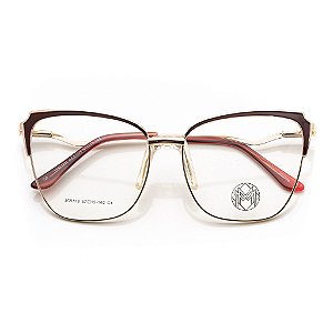 Óculos de Grau Maiara & Maraisa MM7086 Metal/Vermelho C4