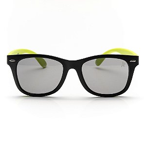 Óculos de Sol Infantil Stelle Kids - S 886 - Preto/Verde