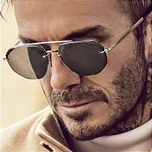 Estilo David Beckham  -  Óculos De Sol Para Homens de Luxo