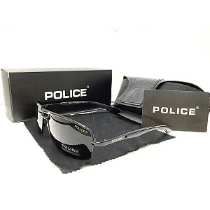 Police Driver  - Óculos de sol quadrados clássicos para homens Proteção  UV400