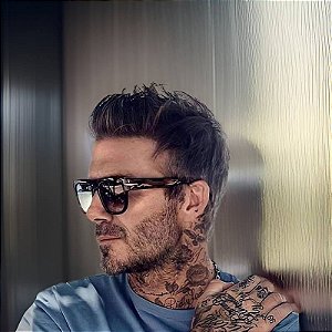 Óculos Solares estilo -  David Beckham - Moda Retrô para Homens de estilo
