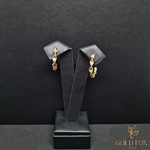 BRINCO ARGOLA (M) - BANHADO A OURO 18K