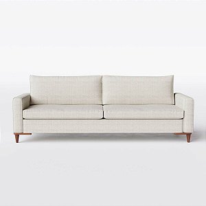 Sofá Living em Linho Off White 2,20m Viena - Home Mobily