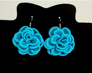 Brincos Flor (Azul, Branco, Vermelho, Verde, Laranja)