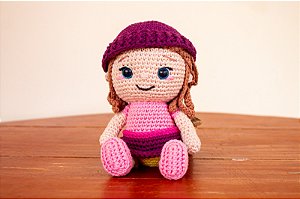 Boneca Bia Amigurumi