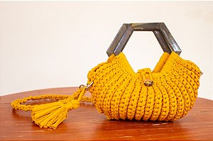 Bolsa Concha Fio de Malha