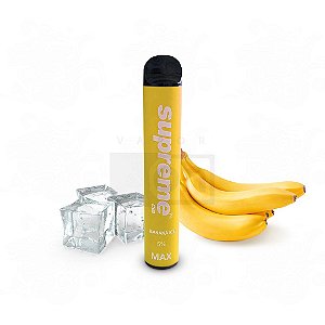 Pod Descartável Supreme Max - 2000 Puffs - 5% - Banana Ice