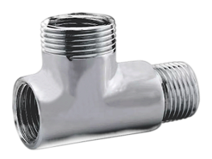 Adaptador “T” Para Tanque E Máquina De Lavar saída com 2 roscas
