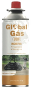 Refil para maçaricos e fogareiros GlobalGas Butano / propano 227g