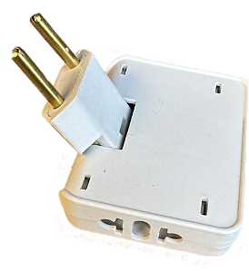 adaptador T dobrável flex 10A