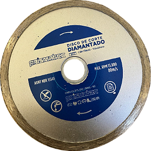disco diamantado contínuo