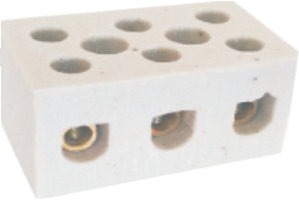 concector de porcelana para chuveiros 3x10mm