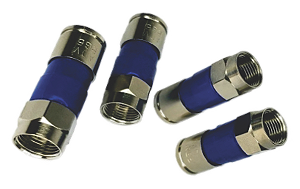 conector prensa para cabos de tv rg6 pct c/10