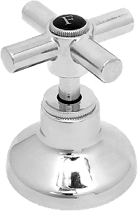 acabamento metal c31 para torneiras e registros