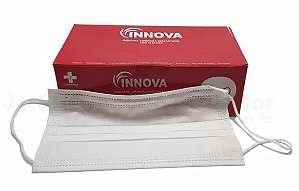 Caixa mascara branca 50un