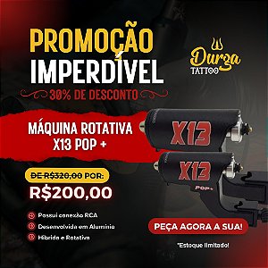 X13 Pop Máquina Rotativa Hibrida