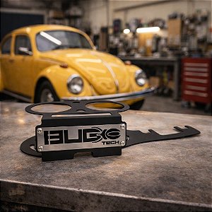 Suporte Porta Copo Fusca c/ Celular Modelo 1 Bege