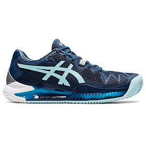 Tênis Asics Gel-Resolution 8 Clay - Feminino – Azul