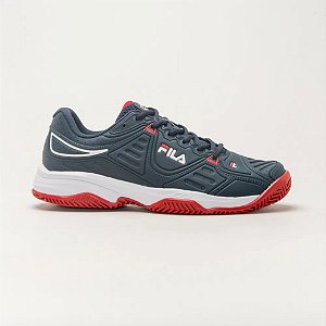 Tênis Fila Forehand Clay Masculino – Azul Marinho/Vermelho