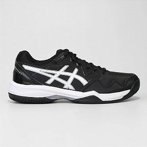 Tênis Asics Gel-Dedicate 7 Clay Feminino - Preto+Branco
