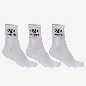 Tripack Umbro Cano Médio - Masculina
