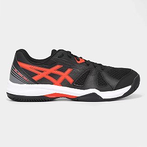 Tênis Asics Gel-Padel Pro 5 Masculino - Preto+Vermelho