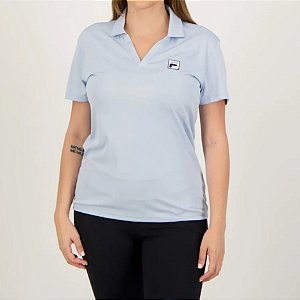 Polo Fila Line Fbox Feminina – Azul