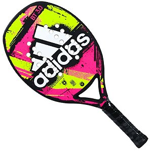 Raquete de Beach Tennis Adidas BT 3.0 – Rosa com Verde Limão