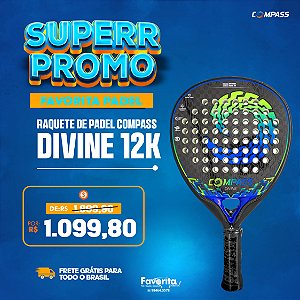 Raquete de Padel Compass Divine 12k Carbon