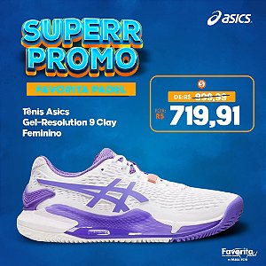 Tênis Asics Gel-Resolution 9 Clay – Feminino
