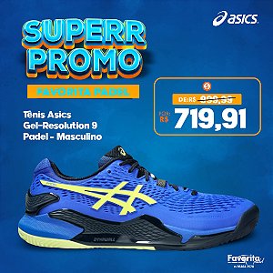 Tênis Asics Asics Gel Resolution 9 Padel – Masculino