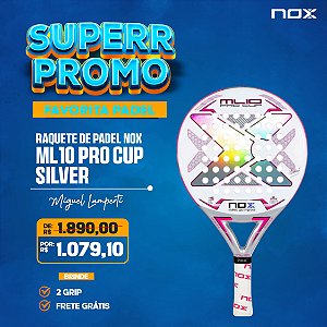 Raquete de Padel ML10 Pro Cup Silver - Miguel Lamperti