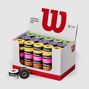 Overgrip Wilson Ultra Wrap Box Colors Comfort Box – Caixa com 60 unidades