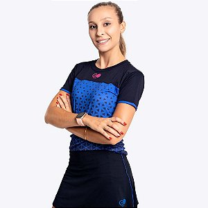 T-Shirt Feminina Go Padel Psicodelic
