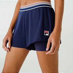 Shorts Fila Duplo Court Line – Feminino