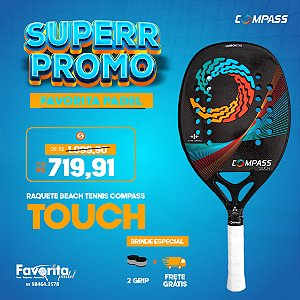 Raquete Beach Tennis Compass TOUCH