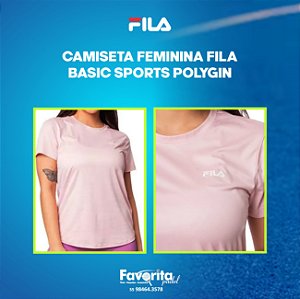 Camiseta Fila Basic Sports Polygin - Feminina