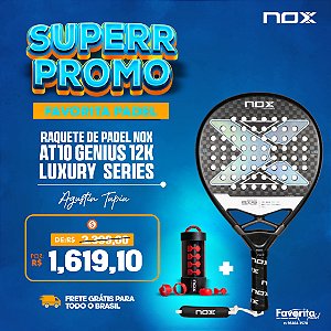 Raquete de Padel AT10 Genius 12k 2024 | Nox - By Agustín Tapia Luxury Series